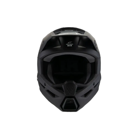 Casco para Niño Alpinestars SM3 Youth ECE06/DOT Solid Black Matte