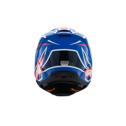 Casco para Niño Alpinestars SM3 Youth ECE06/DOT Wurx Blue/Red/White/Black Glossy