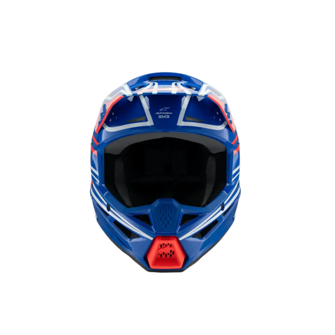 Casco para Niño Alpinestars SM3 Youth ECE06/DOT Wurx Blue/Red/White/Black Glossy