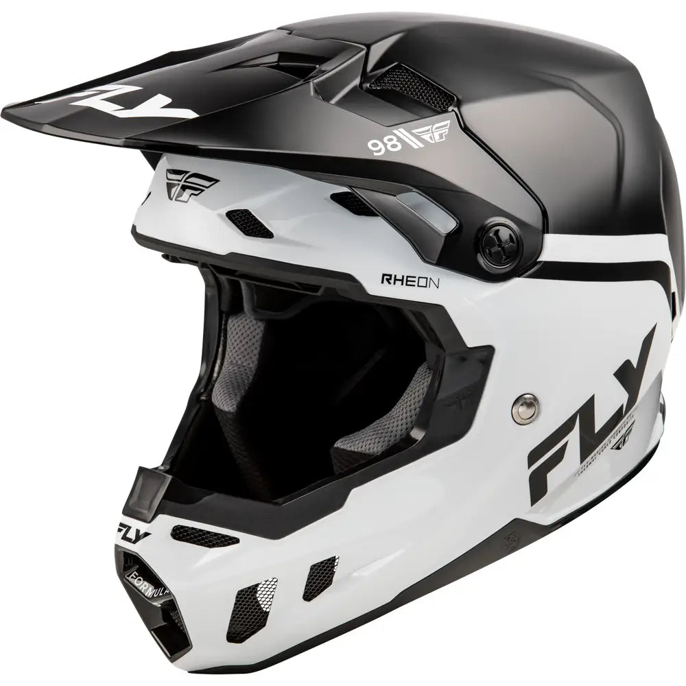 Casco para Niño Fly Racing Youth Formula CC Objective Black/White