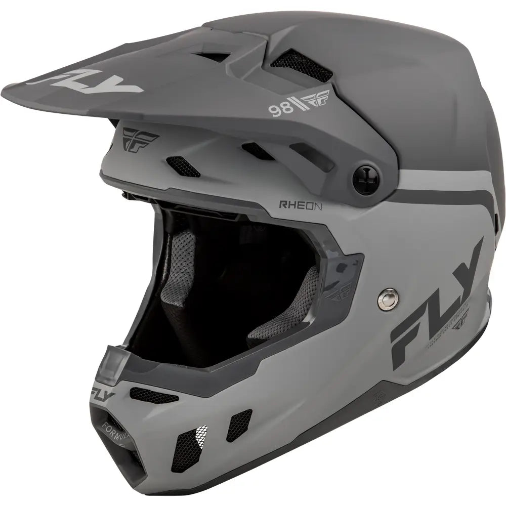 Casco para Niño Fly Racing Youth Formula CC Objective Matte Black/Grey