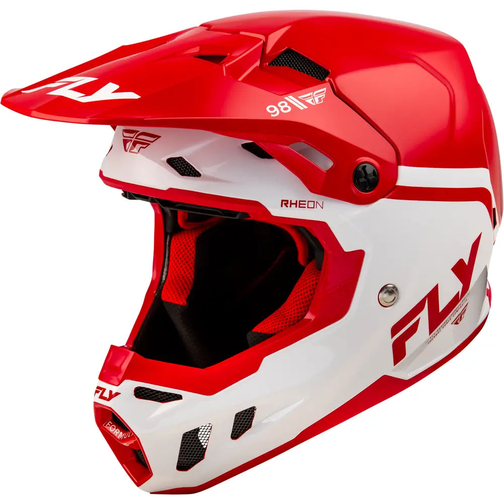 Casco para Niño Fly Racing Youth Formula CC Objective Red/White