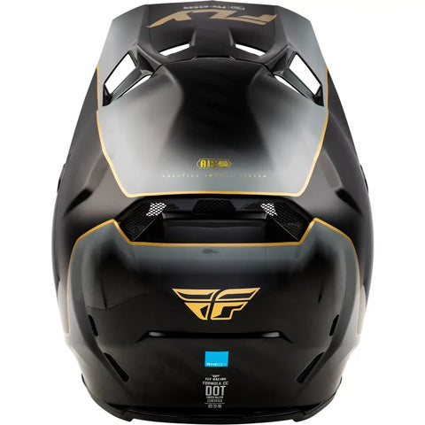 Casco para Niño Fly Racing Youth Formula CC Underglow Black/Grey/Gold