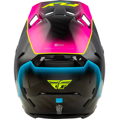 Casco para Niño Fly Racing Youth Formula CC Underglow Black/Pink/Blue