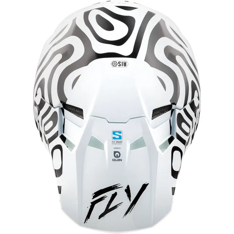 Casco para Niño Fly Racing Youth Formula S Carbon LE Abyss White/Black