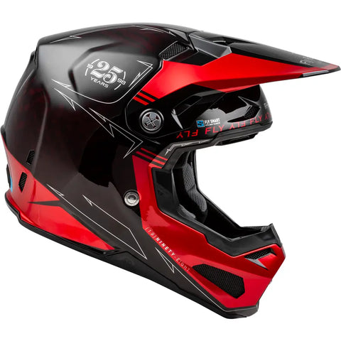 Casco para Niño Fly Racing Youth Formula S Carbon Legacy Black/Red