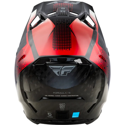Casco para Niño Fly Racing Youth Formula S Carbon Protocol Black Carbon/Red