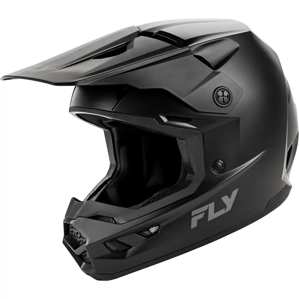 Casco para Niño Fly Racing Youth Kinetic Solid Black