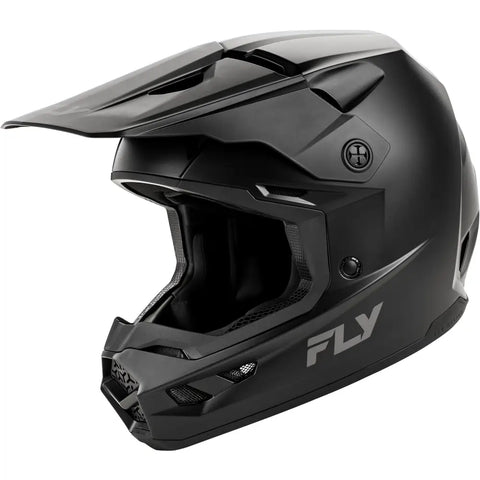 Casco para Niño Fly Racing Youth Kinetic Solid Black