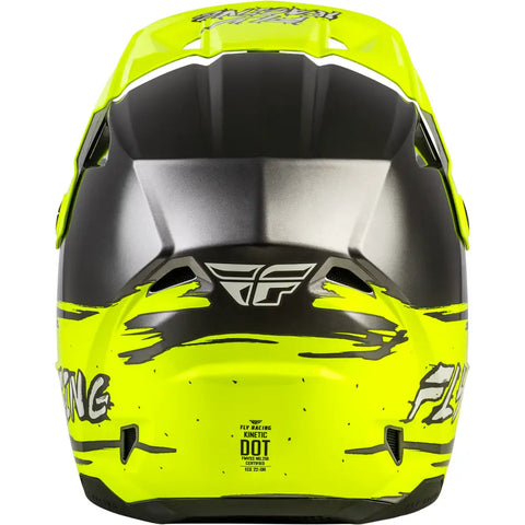 Casco para Niño Fly Racing Youth Kinetic Surge Grey/Hi-Vis Yellow