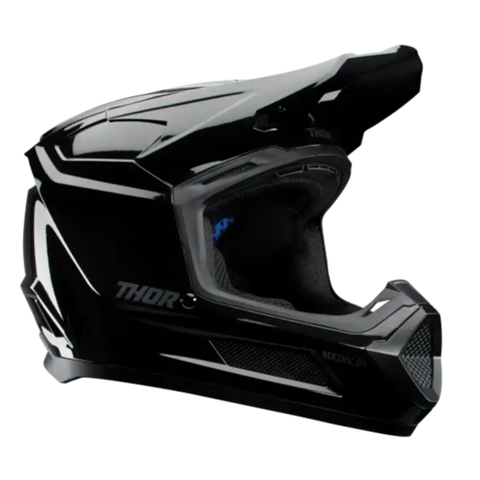 Casco para Niño Thor Youth Fleet Blackout Gloss Black
