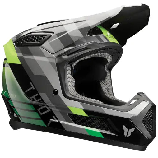 Casco para Niño Thor Youth Fleet Camber Black/Green