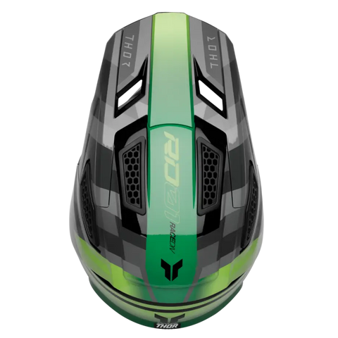 Casco para Niño Thor Youth Fleet Camber Black/Green