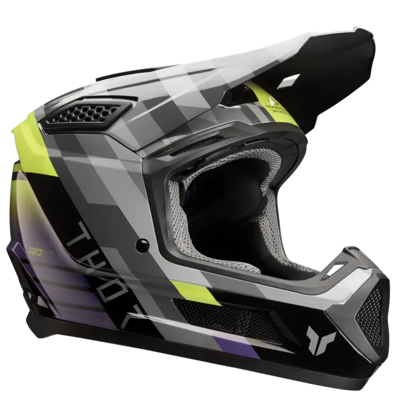 Casco para Niño Thor Youth Fleet Camber Black/Purple