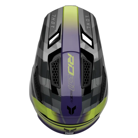 Casco para Niño Thor Youth Fleet Camber Black/Purple