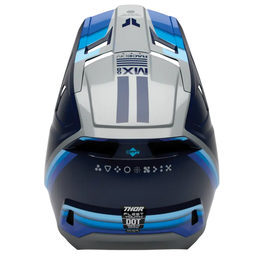 Casco para Niño Thor Youth Fleet Defy Blue/Gray