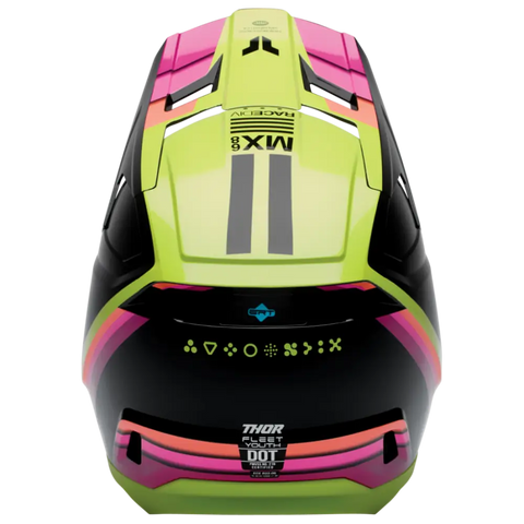 Casco para Niño Thor Youth Fleet Defy Black/Acid