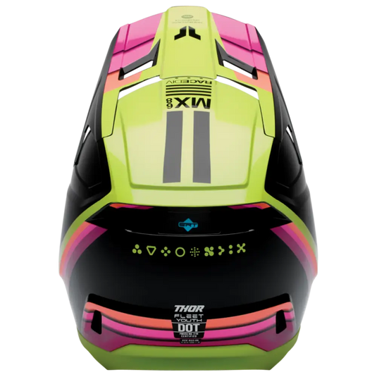 Casco para Niño Thor Youth Fleet Defy Black/Acid