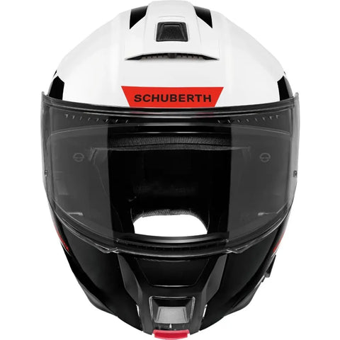 Casco Schuberth C5 Eclipse Black/White/Fluo-Red