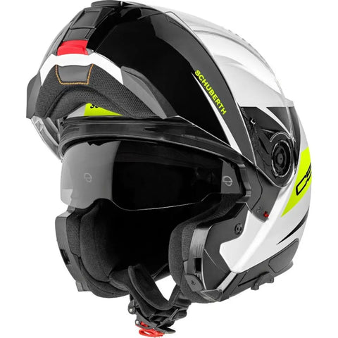 Casco Schuberth C5 Eclipse Black/White/Fluo-Yellow