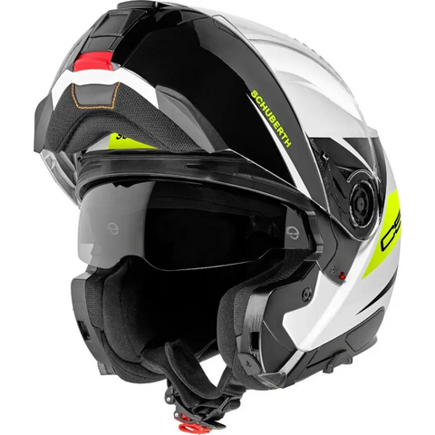 Casco Schuberth C5 Eclipse Black/White/Fluo-Yellow