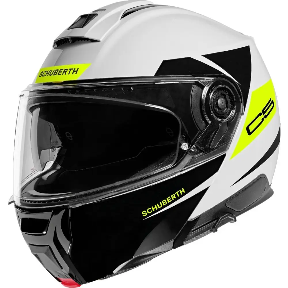 Casco Schuberth C5 Eclipse Black/White/Fluo-Yellow