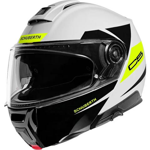 Casco Schuberth C5 Eclipse Black/White/Fluo-Yellow