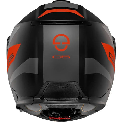 Casco Schuberth C5 Eclipse Matt Black/Dark Gray/Red