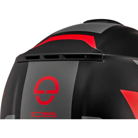 Casco Schuberth C5 Eclipse Matt Black/Dark Gray/Red