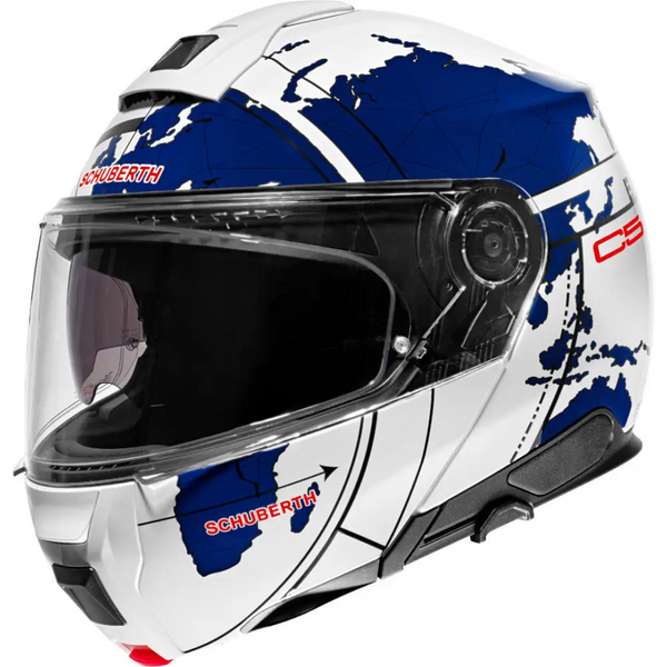 Casco Schuberth C5 Globe Blue/White