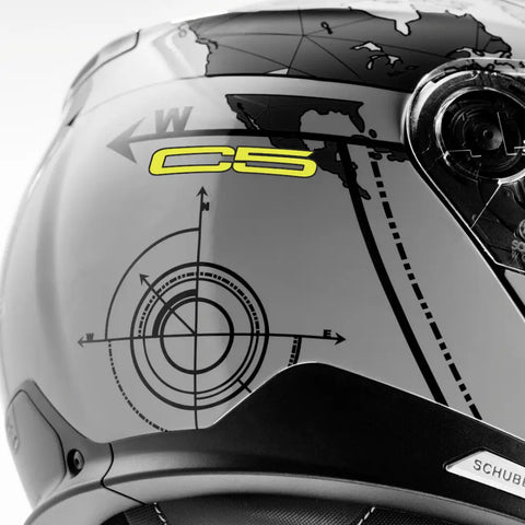 Casco Schuberth C5 Globe Gray/Fluo Yellow