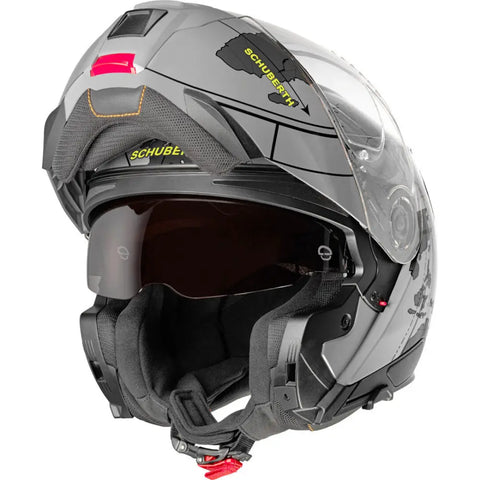 Casco Schuberth C5 Globe Gray/Fluo Yellow