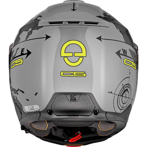 Casco Schuberth C5 Globe Gray/Fluo Yellow