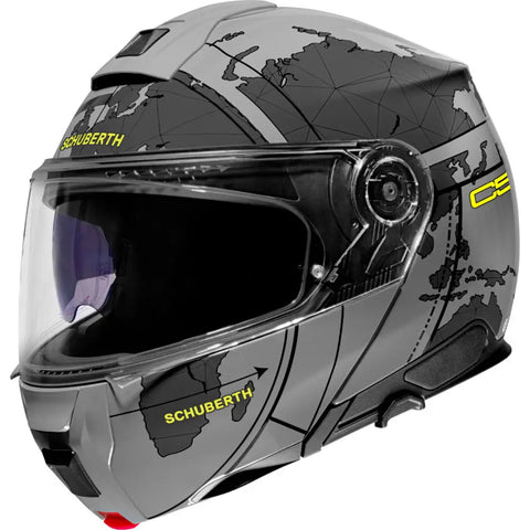 Casco Schuberth C5 Globe Gray/Fluo Yellow