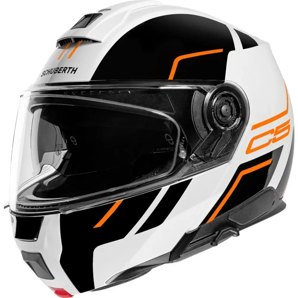 Casco Schuberth C5 Master Black/White/Orange