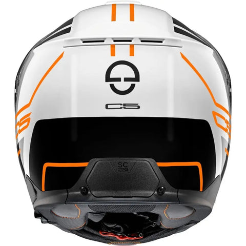Casco Schuberth C5 Master Black/White/Orange