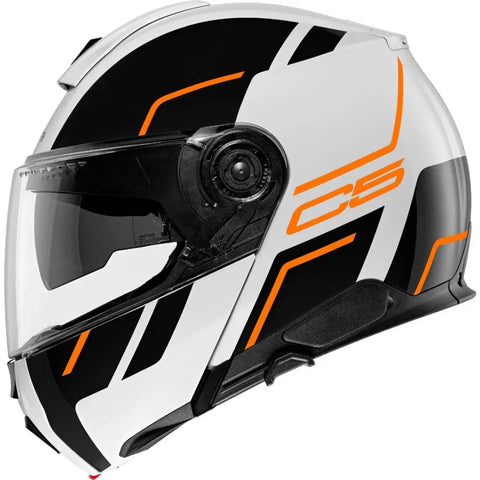 Casco Schuberth C5 Master Black/White/Orange