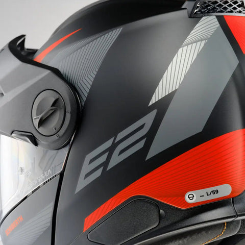 Casco Schuberth E2 Defender Red