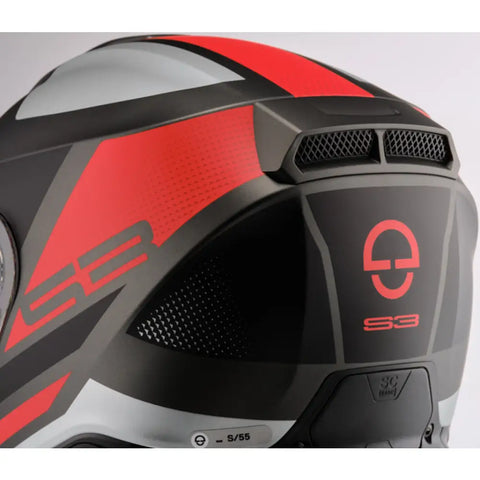 Casco Schuberth S3 Daytona Anthracite/Red/Silver