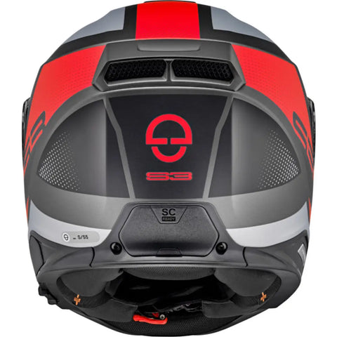 Casco Schuberth S3 Daytona Anthracite/Red/Silver