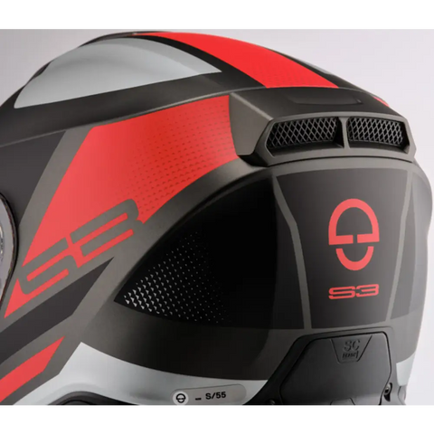 Casco Schuberth S3 Daytona Anthracite/Red/Silver