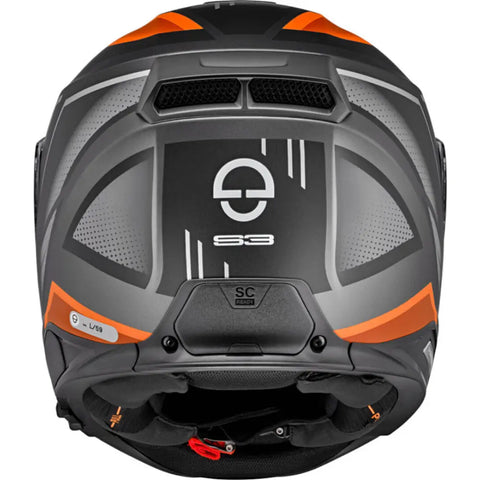 Casco Schuberth S3 Storm Matt Black/Orange
