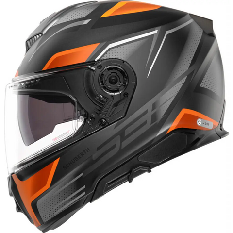 Casco Schuberth S3 Storm Matt Black/Orange