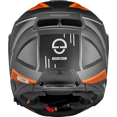 Casco Schuberth S3 Storm Matt Black/Orange