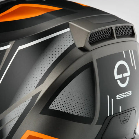 Casco Schuberth S3 Storm Matt Black/Orange