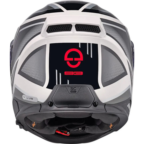 Casco Schuberth S3 Storm Silver/White/Black