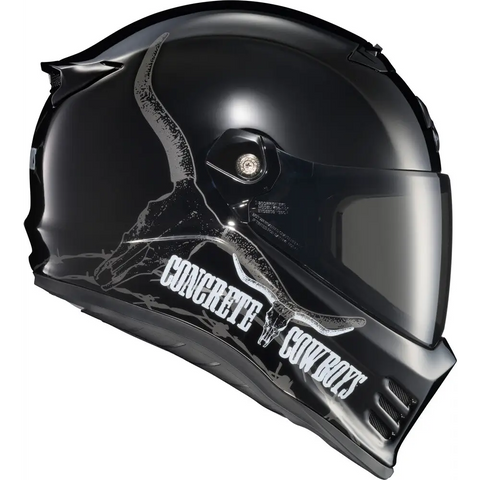Casco Scorpion Covert FX Concrete Cowboys Gloss Black