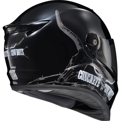 Casco Scorpion Covert FX Concrete Cowboys Gloss Black