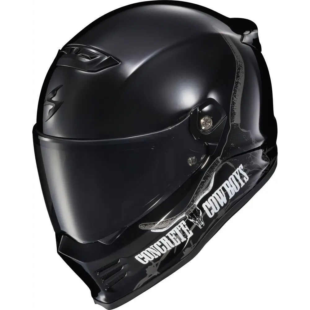 Casco Scorpion Covert FX Concrete Cowboys Gloss Black