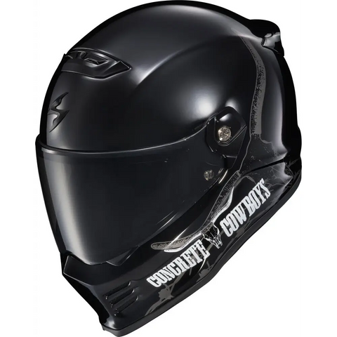 Casco Scorpion Covert FX Concrete Cowboys Gloss Black